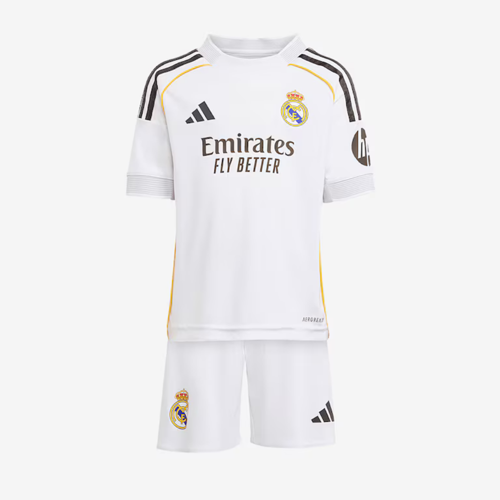 Conjunto Niños Merengues 25/26 – Primera Equipación