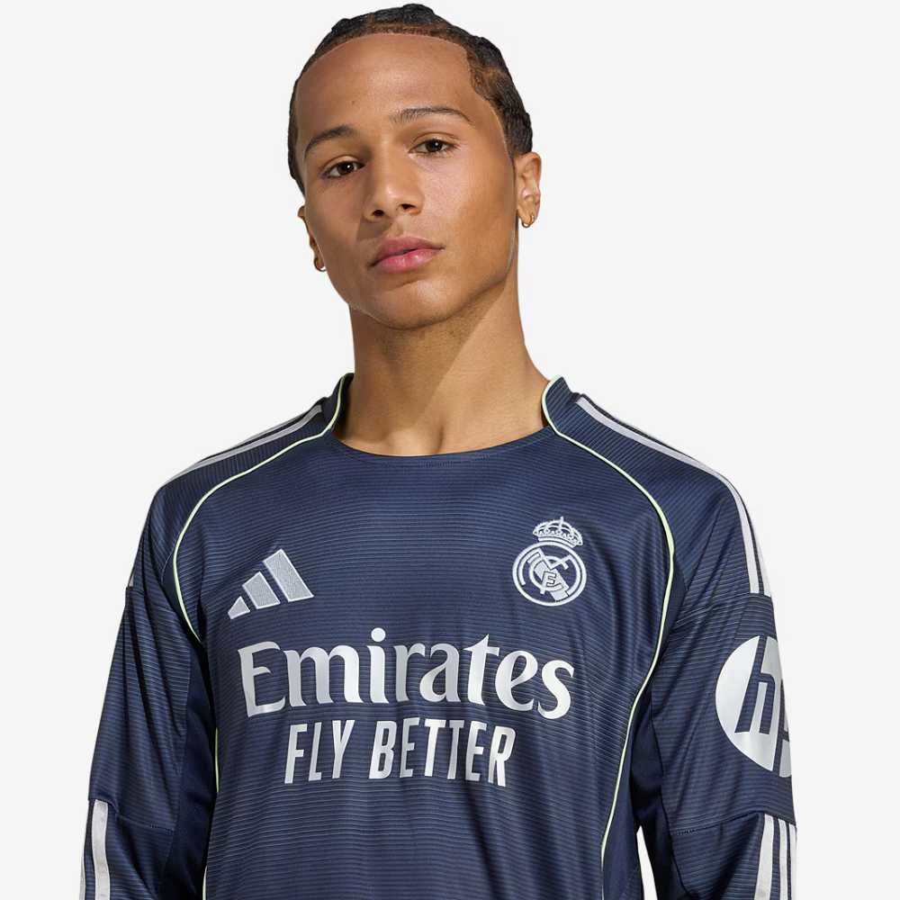 Camiseta Merengues 25/26 Manga Larga – Segunda Equipación