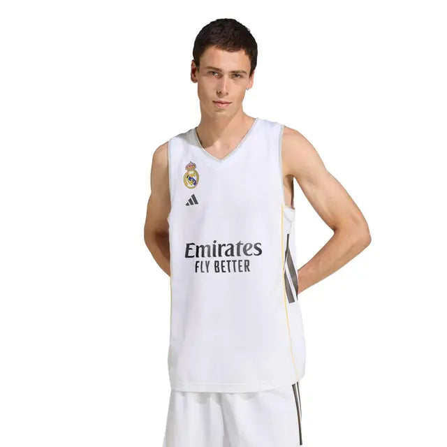 Camiseta Baloncesto Primera Equipación Hombre 25/26 Blanca