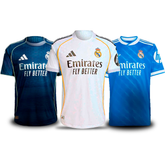 Kit 3 Camisetas Merengues 25/26
